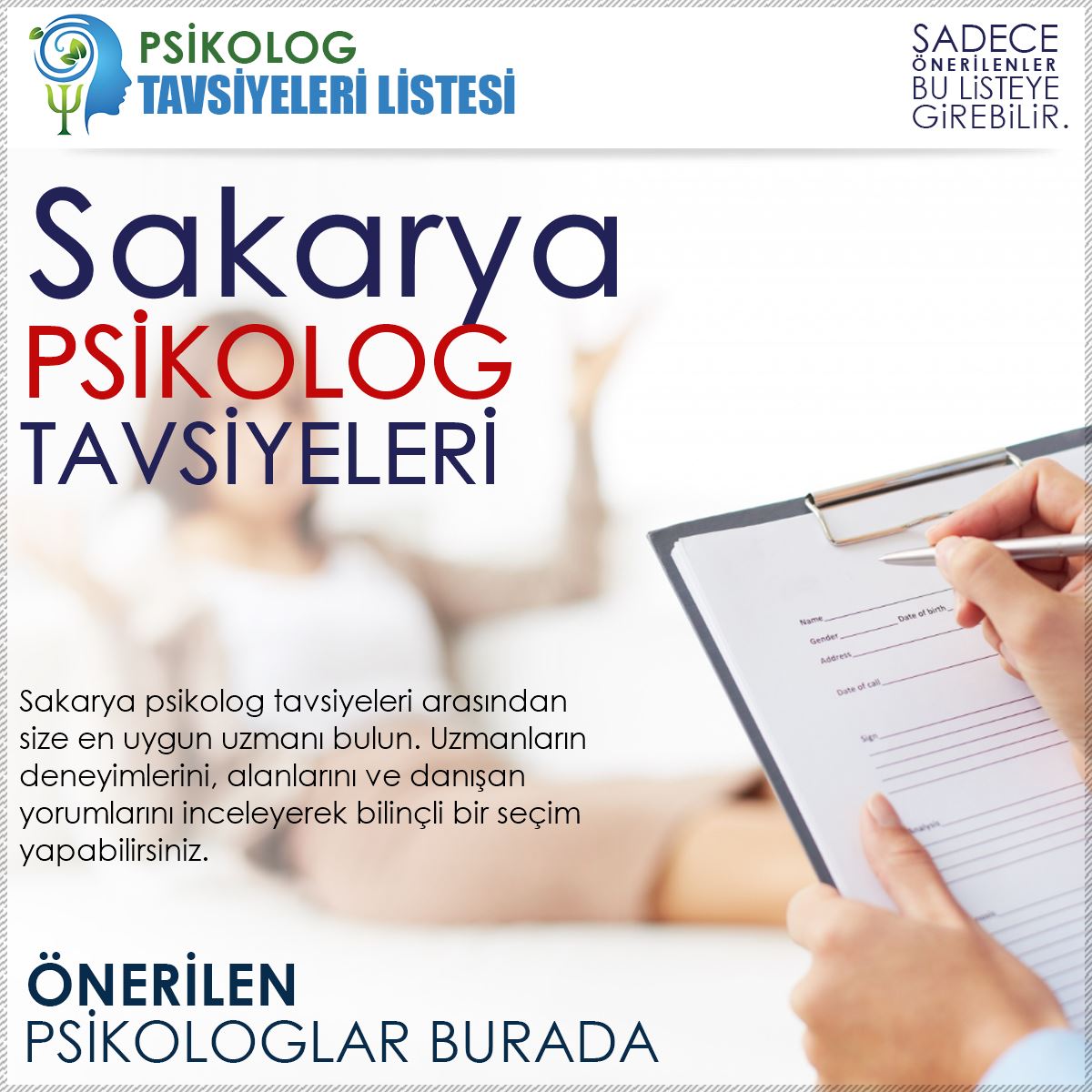 Sakarya Psikolog Tavsiyeleri