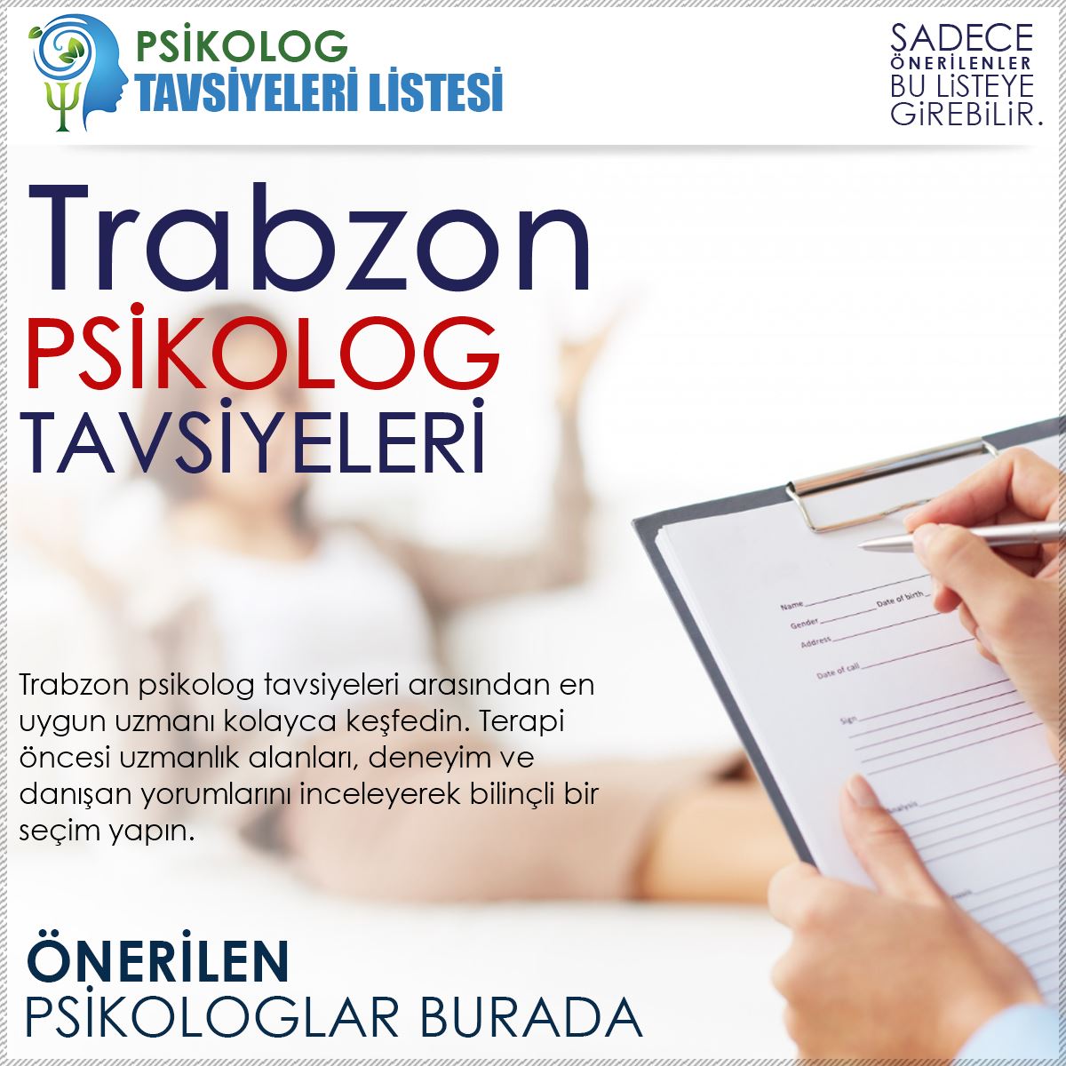 Trabzon Psikolog Tavsiyeleri