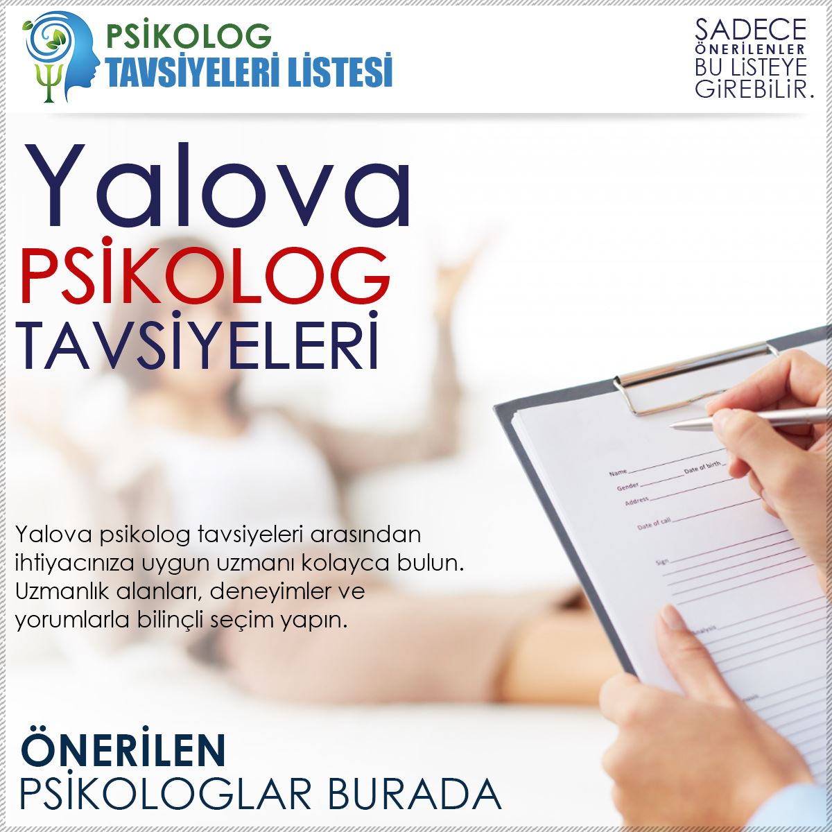 Yalova Psikolog Tavsiyeleri