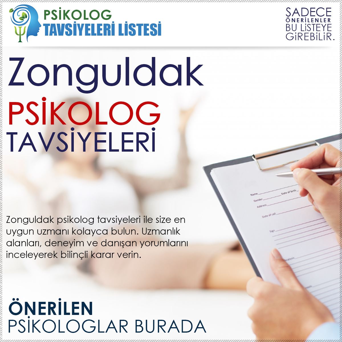 Zonguldak Psikolog Tavsiyeleri